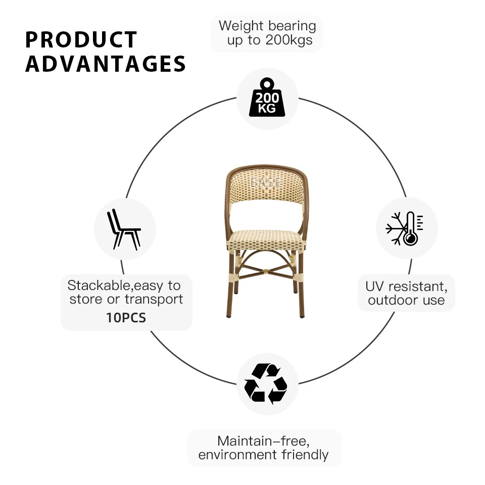 Aluminum Rattan Chairs high quality