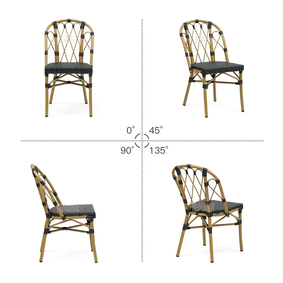 French Armless Rattan Chairs best