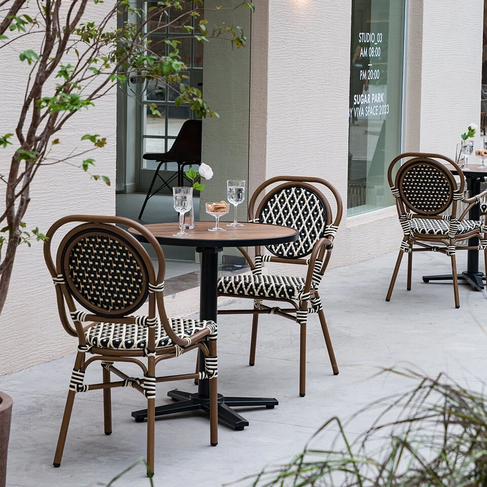 French Patio Rattan Chairs best